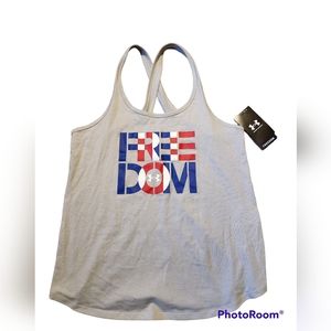 NWT Under Armour Criss-Cross Tank Top - Size Small